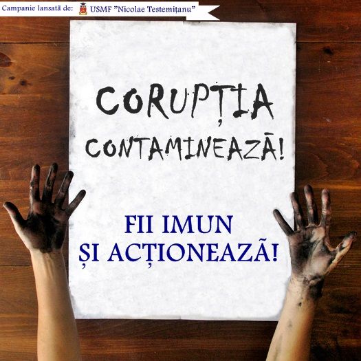 Atenție! Virusul Corupția contaminează! Atenție! Virusul Corupția contaminează!